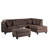 Upholstered L-Shaped Sectional Reversible-24748818