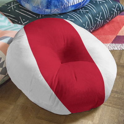 Striped Reversible Throw Pillow