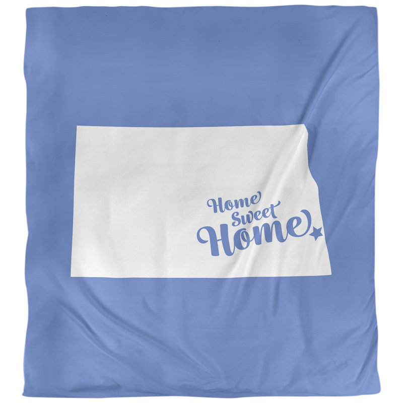 Housse de couette pour la maison, Housse de couette pour très grand lit, Bleu, Microfibre