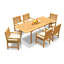 Devon Outdoor 7 - Piece Teak Dining Set-1921216015