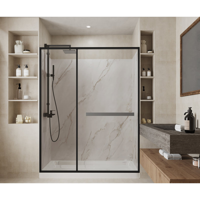 Système de douche W60 "H78" P32 "ShowHome, Blanc blanc