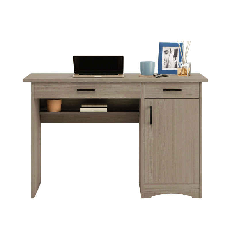 Bureau d'ordinateur, finition brune, bureau personnel