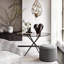 Table basse multifonctionnelle ronde avec rangement Tabouret