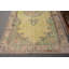 Grands tapis 5,2 x 9,3 pi, tapis rétro, tapis vert luxueux, tapis turcs, tapis géométrique, tapis tendance