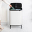 Brabantia Bo Touch Top Hi Dual Compartment Recycling Trash Can, 2 x 8 Gallon (2 x 30 Litre)-49493556