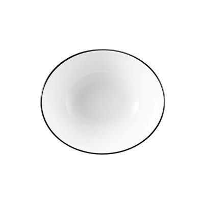 Seltmann Weiden Suppenschale oval 16 cm Modern Life Black Line