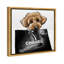 Poodle Glam - Impression sur toile-67762567-67762566