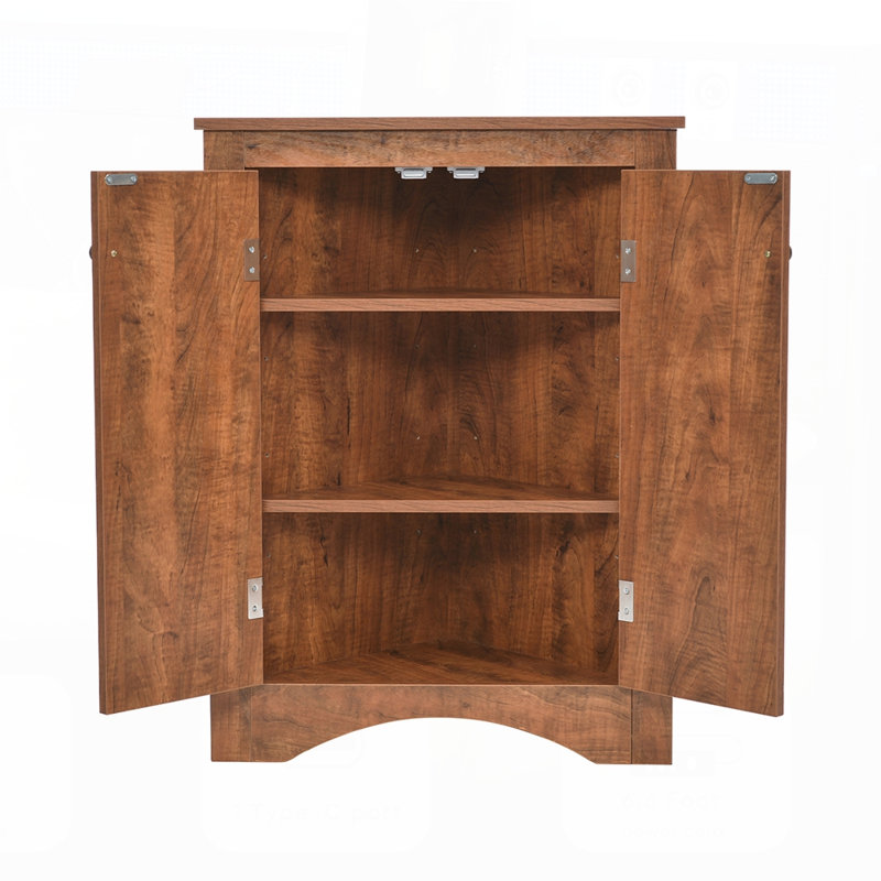 Armoire de rangement Triangle, Brun