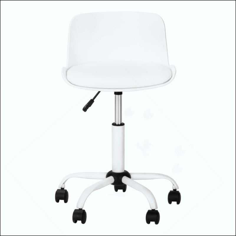 Chaise de bureau, hauteur réglable, pivotante, ergonomique, bureau d'ordinateur, travail, juvénile, aspect cuir, métal, contemporain, moderne