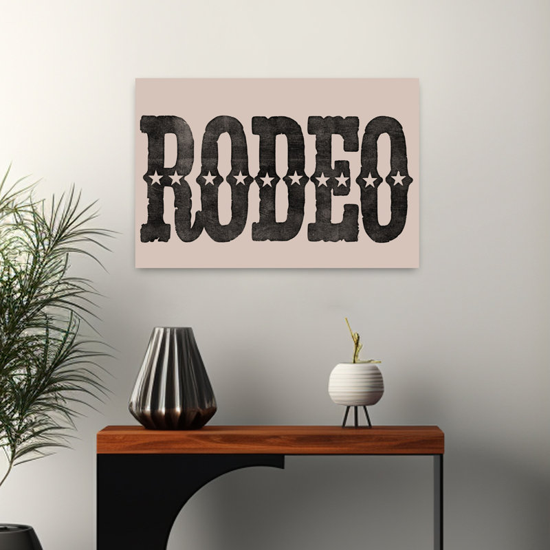 Rodeo, art mural contemporain abstrait, H 16 po x l 24 po