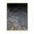 Toile brune avec cadre flottant
