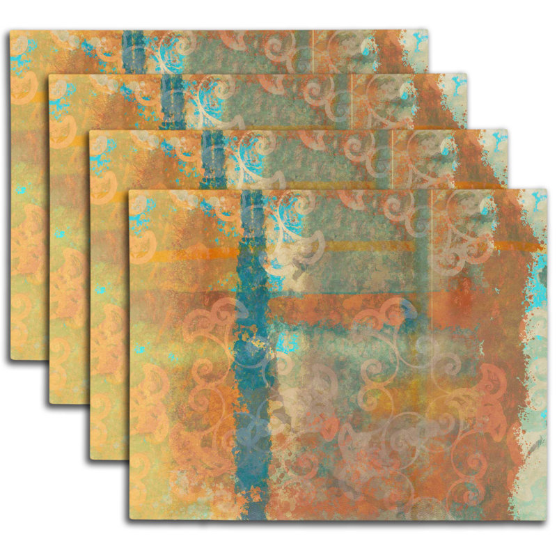 Napperon abstrait en polyester