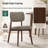 Upholstered Solid Wood Dining Chair Side Chair-128944777-128944778