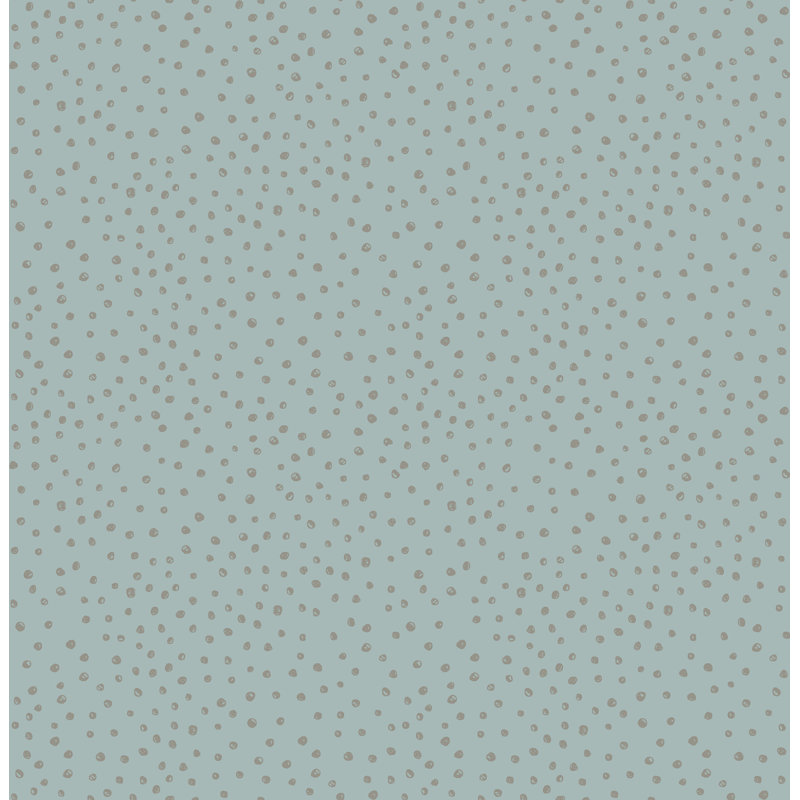 Papier peint Cassie Petite Polka, Bleu clair