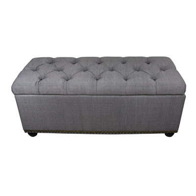 Banc de rangement rembourré Nowell