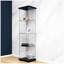 Vitrine à une porte avec 4 tablettes-1370898115