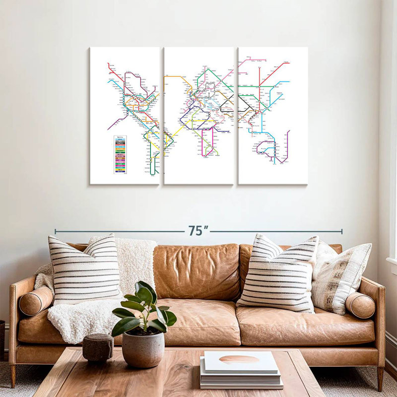 World Metro Alyceia I, H 36 po x l 57 po