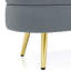 Banc de rangement rembourré en flanelle-749495528