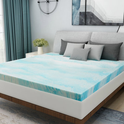 Szymanski 3" Gel Memory Foam Mattress Topper