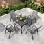 Patio Dining Set with-131363847