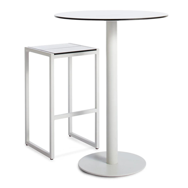 Skiff Outdoor Round Bar Table