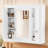 Bathroom Wall Cabinet With Mirror, Wall Mounted Medicine Cabinet With 4 Shelves, Mirrored Door Over Toilet Storage Cabinet