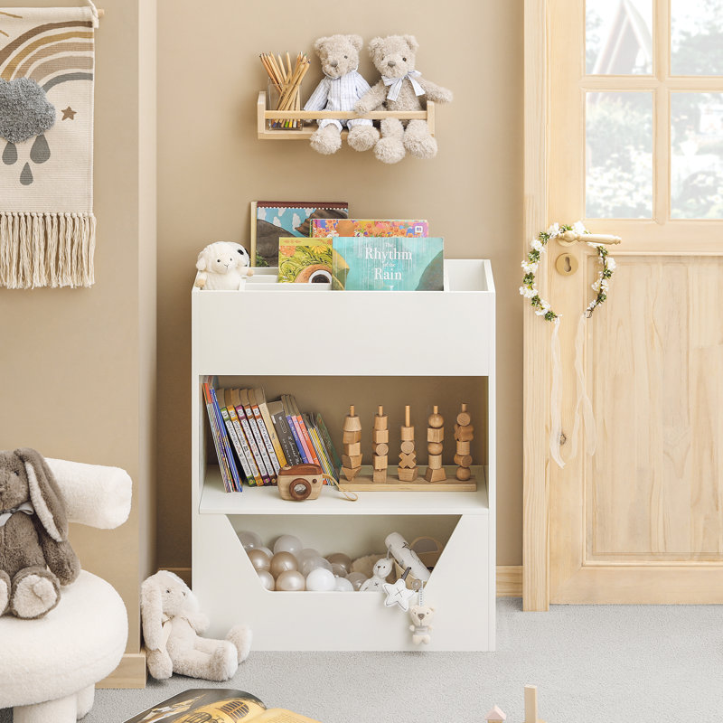 Fessler 80cm H X 66cm W Toy Storage Kids Bookcase