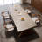 Gray Rectangular Solid wood Butterfly Leaf  Dining Table-1320327051