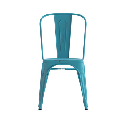 Lily Metal Stackable Side Chair 