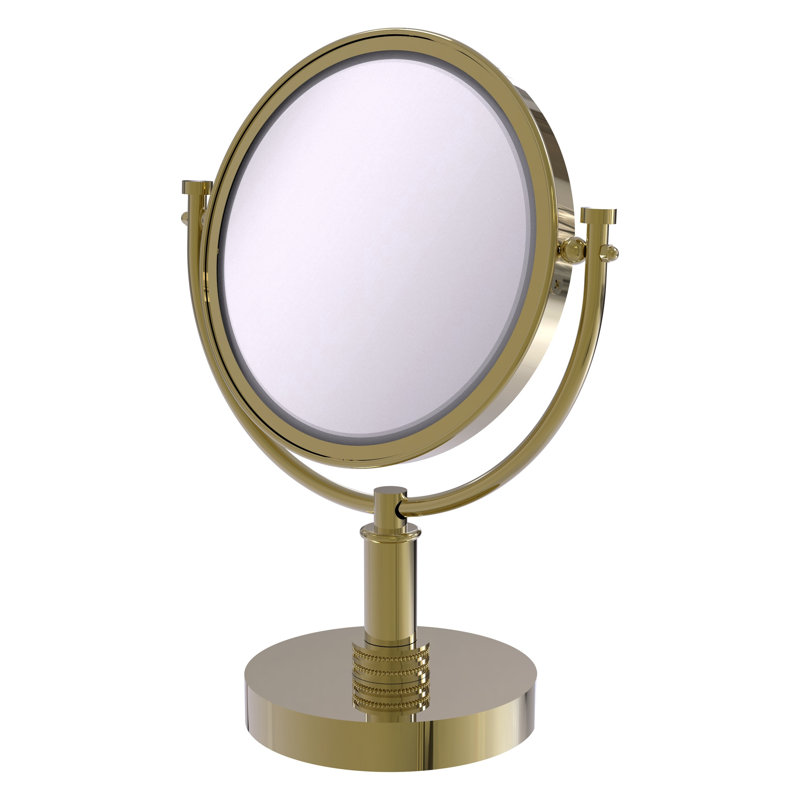 Dolder Metal Mirror, 5x, Unlacquered Brass