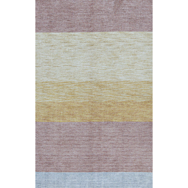 Hand-Knotted High-Quality Pink Area Rug