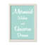 «Mermaid Wishes and Unicorn Dreams», impression sur papier-47848430-47848420