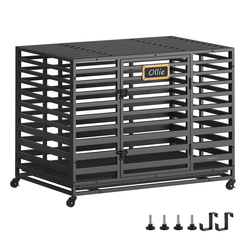 Heavy-duty Dog Crate, Large (32.5" H x 42.1" W x 27.6" D