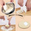 Pierre à pizza ronde de 16 po avec grattoir Cook N Home Classic, pierre de cuisson en cordiérite robuste pour four et gril, résistante aux chocs thermiques, idéale pour la cuisson de croûtes de pizza, crème-49915033