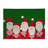 Santa & Snowflakes Ultra-thin Indoor Doormat-1488198283-1488198284