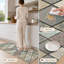 Tapis de cuisine lavables antidérapants à motif géométrique
