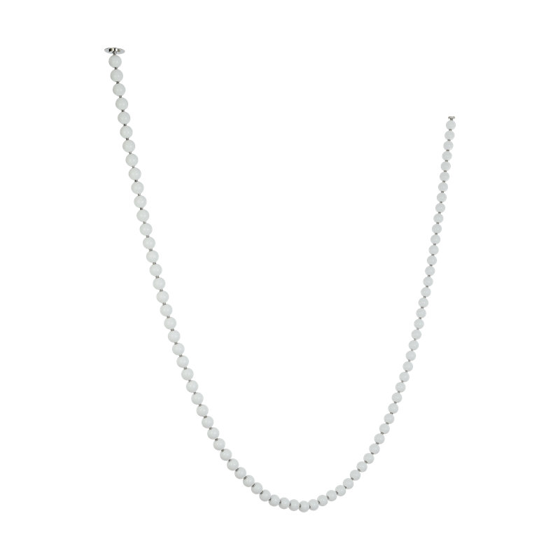 Perle 240 Chandelier, Polished Nickel, 254.8" H x 2.8" W x 2.8" D