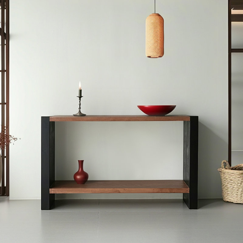Console Wabi-sabi,  H 33,5 po x l 63 po x P 13,8 po