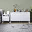 Ensemble de commode 2 pièces Jomana - Commode 6 tiroirs et table de chevet 2 tiroirs-1376424973