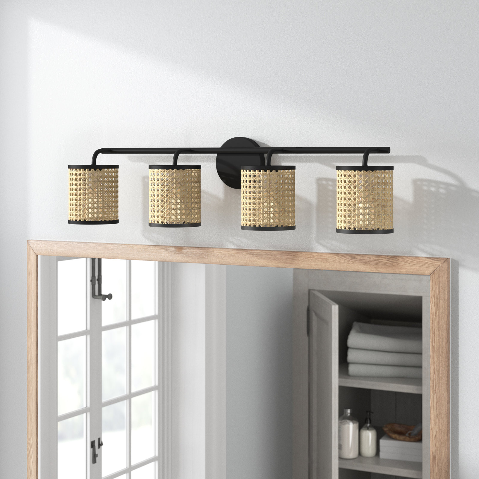 Drax 4 Light Dimmable Vanity Light