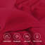 Ensemble de housse de couette simple simple - literie 100% microfibre soyeuse avec taies d'oreiller, lavable à la machine-116630565-116630576