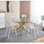 Table de cuisine peu encombrante pour le salon, table sans chaises.