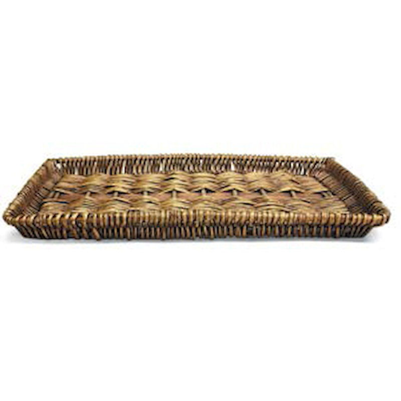 Panier à mèche/en rotin rectangulaire, H 2 po x l 13,4 po x P 20 po