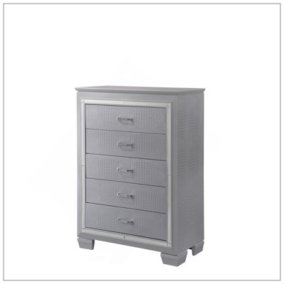 Miroir à commode haute 5 tiroirs 1Pc
