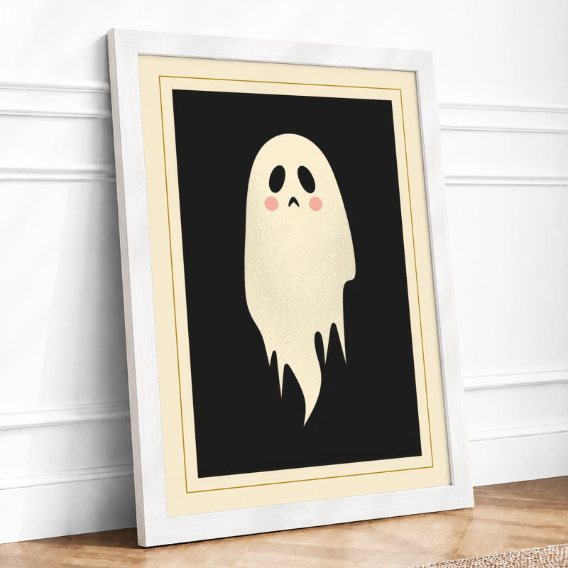 Melancholy Ghost Modern - Print, A3 - 42.0 x 29.7 cm, White