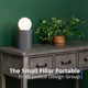 Rachid Ceramic Torchiere Lamp
