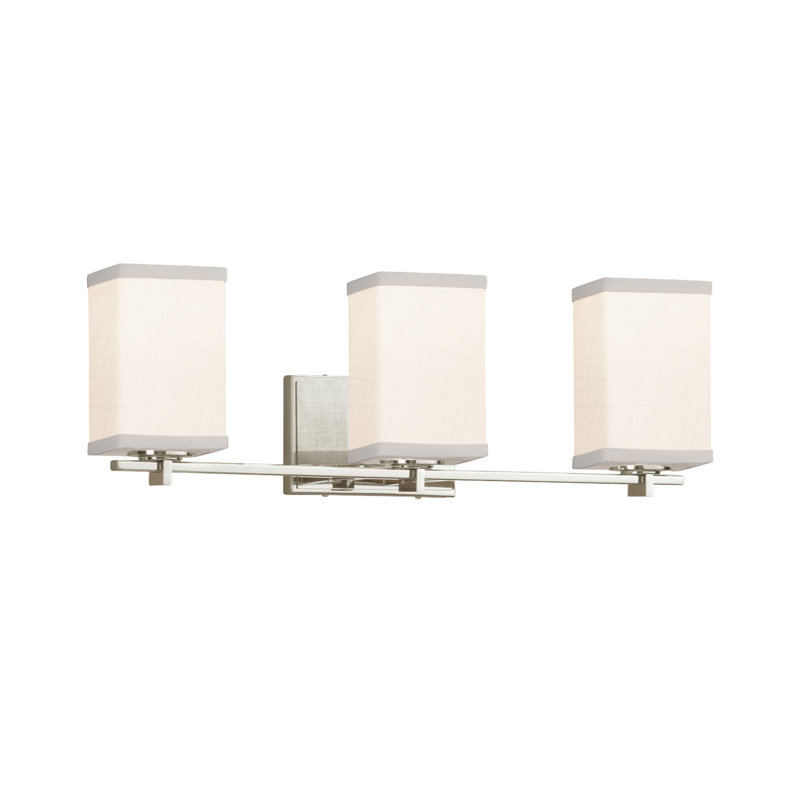 Kenyon 3 - Light Dimmable Bath Bar, Brushed Nickel, White