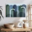 Avery Mid-Century Arches bleu marine émeraude-107724110