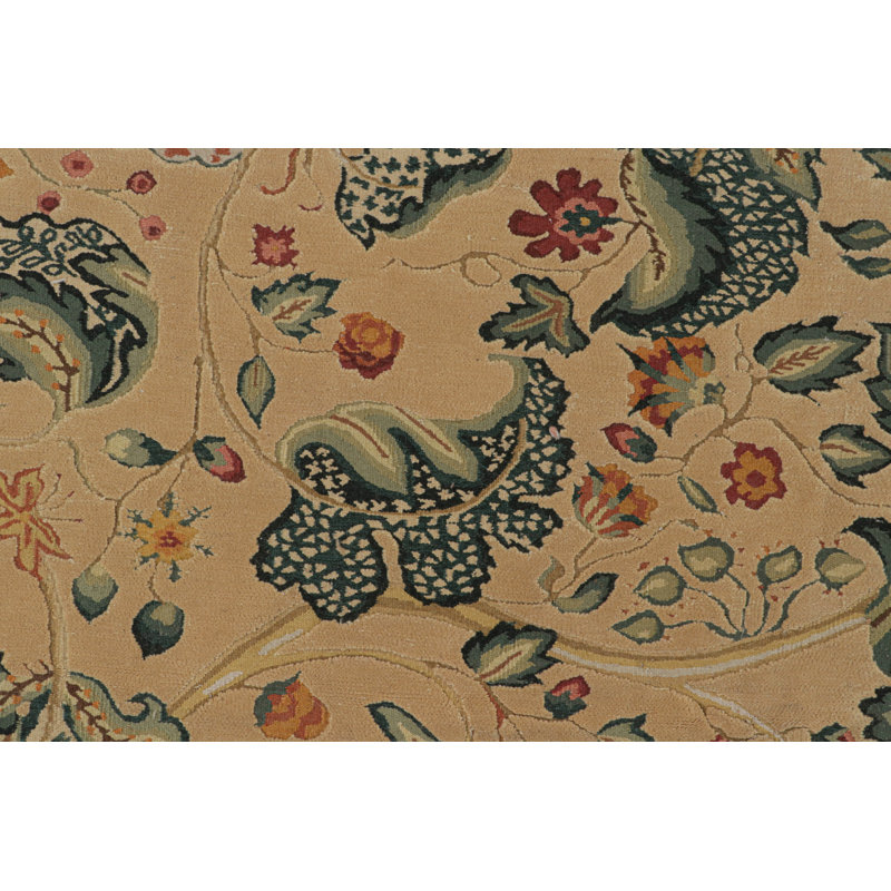 Wool Floral Area Rug