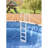 Pro Series Above Ground Swimming Pool In-pool Ladder w/ Mat